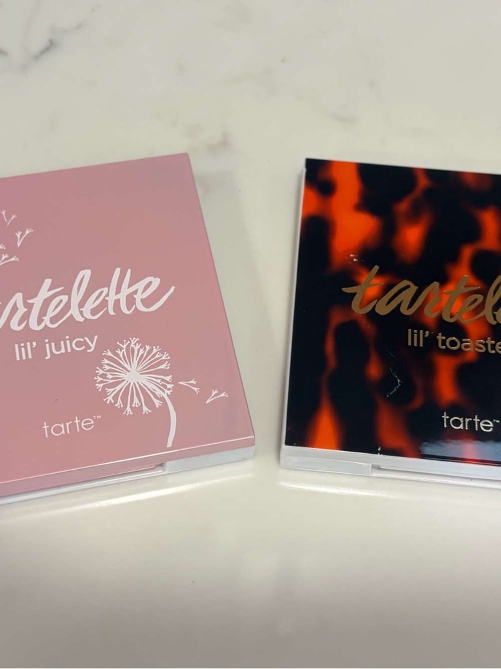 Tarte Tartelette LOT of 2 Lil Toasted & Lil Juicy Eyeshadows Brand New